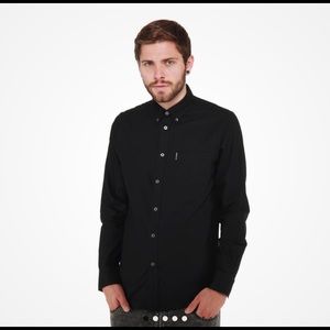 Ben Sherman Classic Oxford Shirt Jet Black